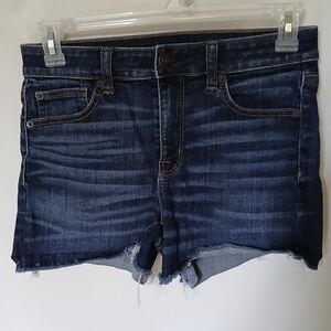 American Eagle Outfitters Hi-Rise Next Level Stretch Shorts US-8 Denim